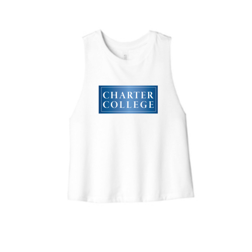 Charter College Womens Cropped Tank