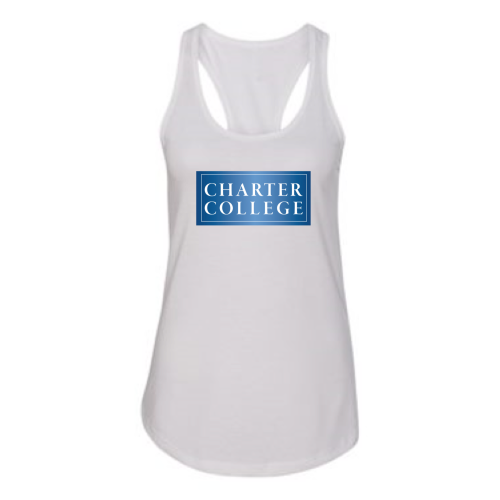 Charter College Womens Racerback Tank